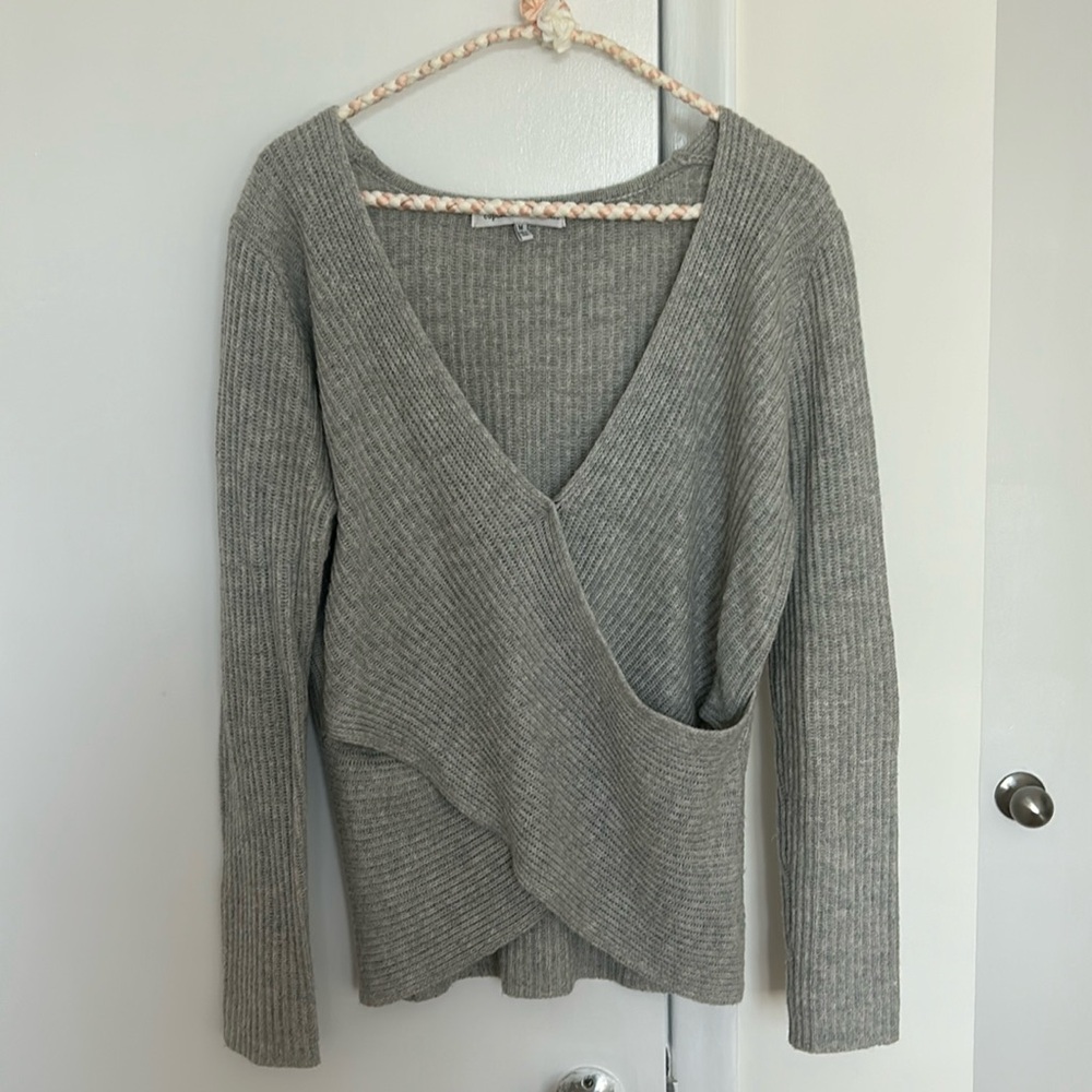 Cupcakes and Cashmere | Wrap Sweater